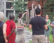 Wijkwandeling over de brug